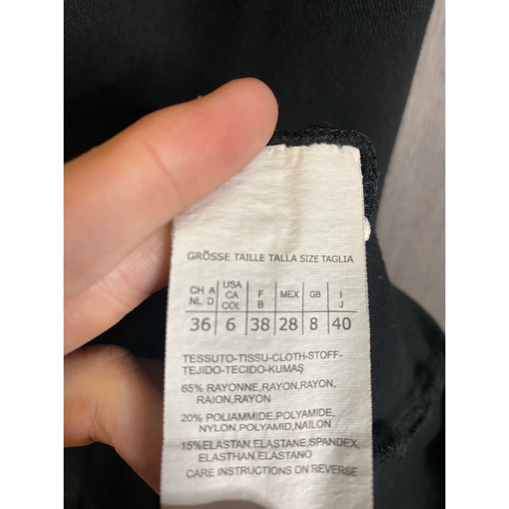Max Mara Studio Black Fit and Flare Mini Dress - Picture 3 of 6